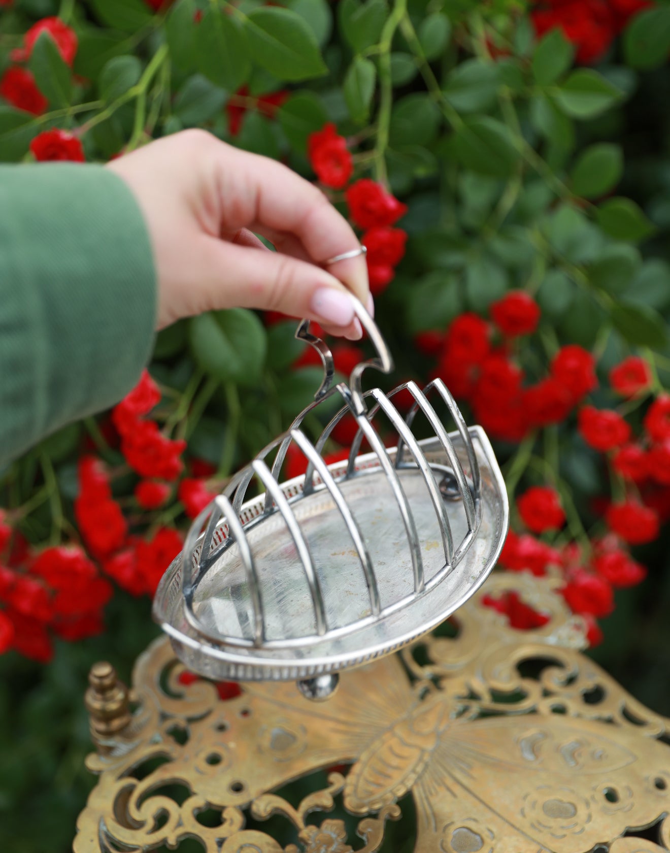 Silver-Plated Toast rack