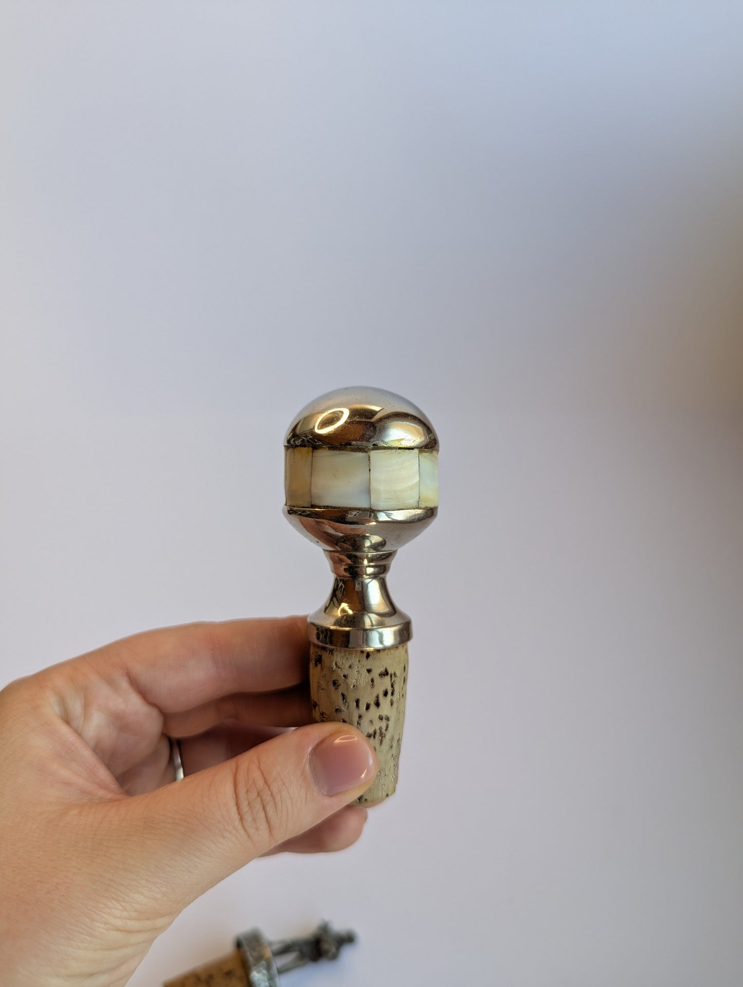Title: Vintage Wine Bottle Stoppers – Set of 4 Ornate Mixed-Metal Cork Stoppers with Animal and Figurine Motifs
