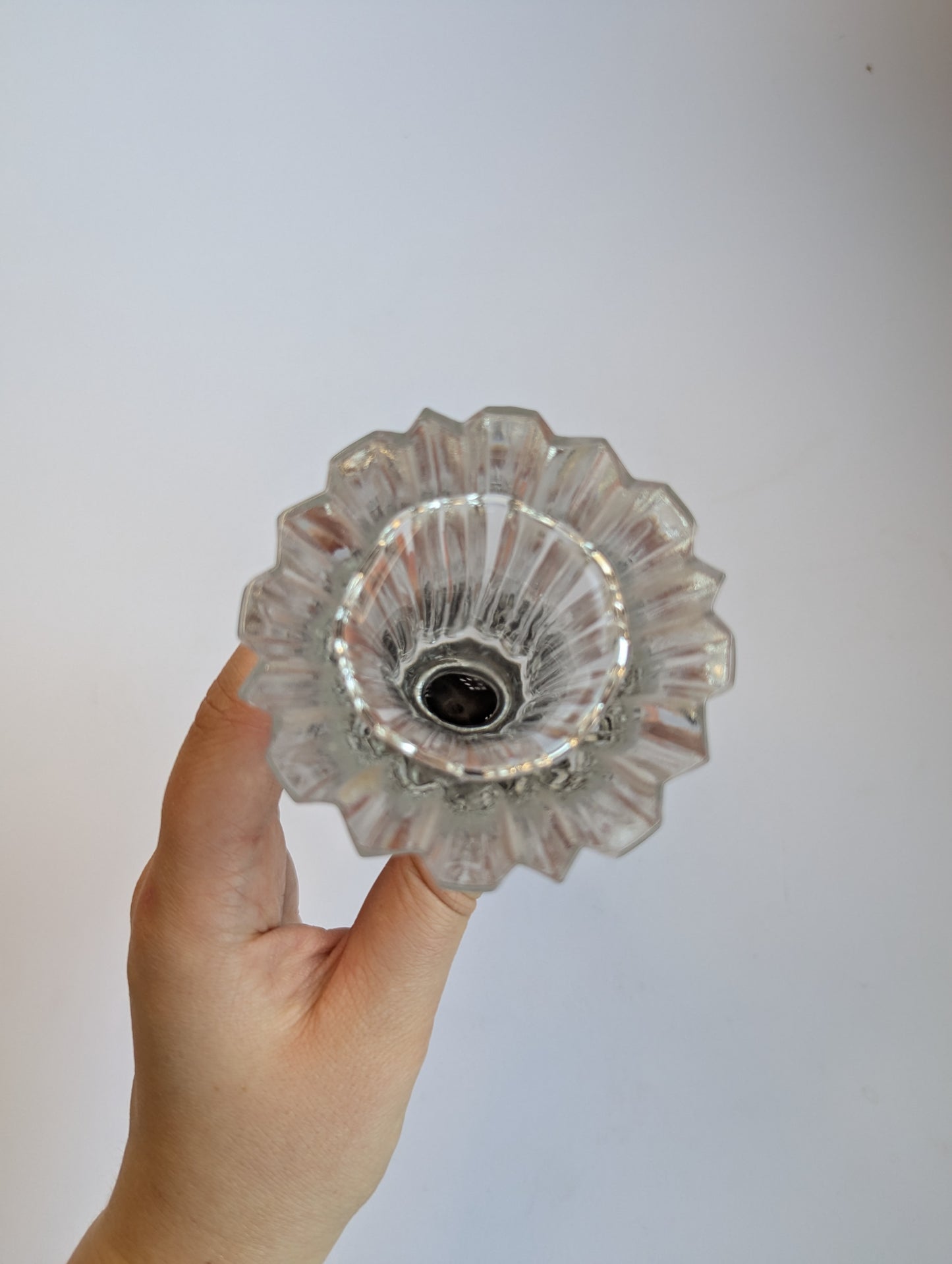 Vintage English Glass Sugar Shaker with Silver-Plated Lid – Powdered Sugar Dispenser
