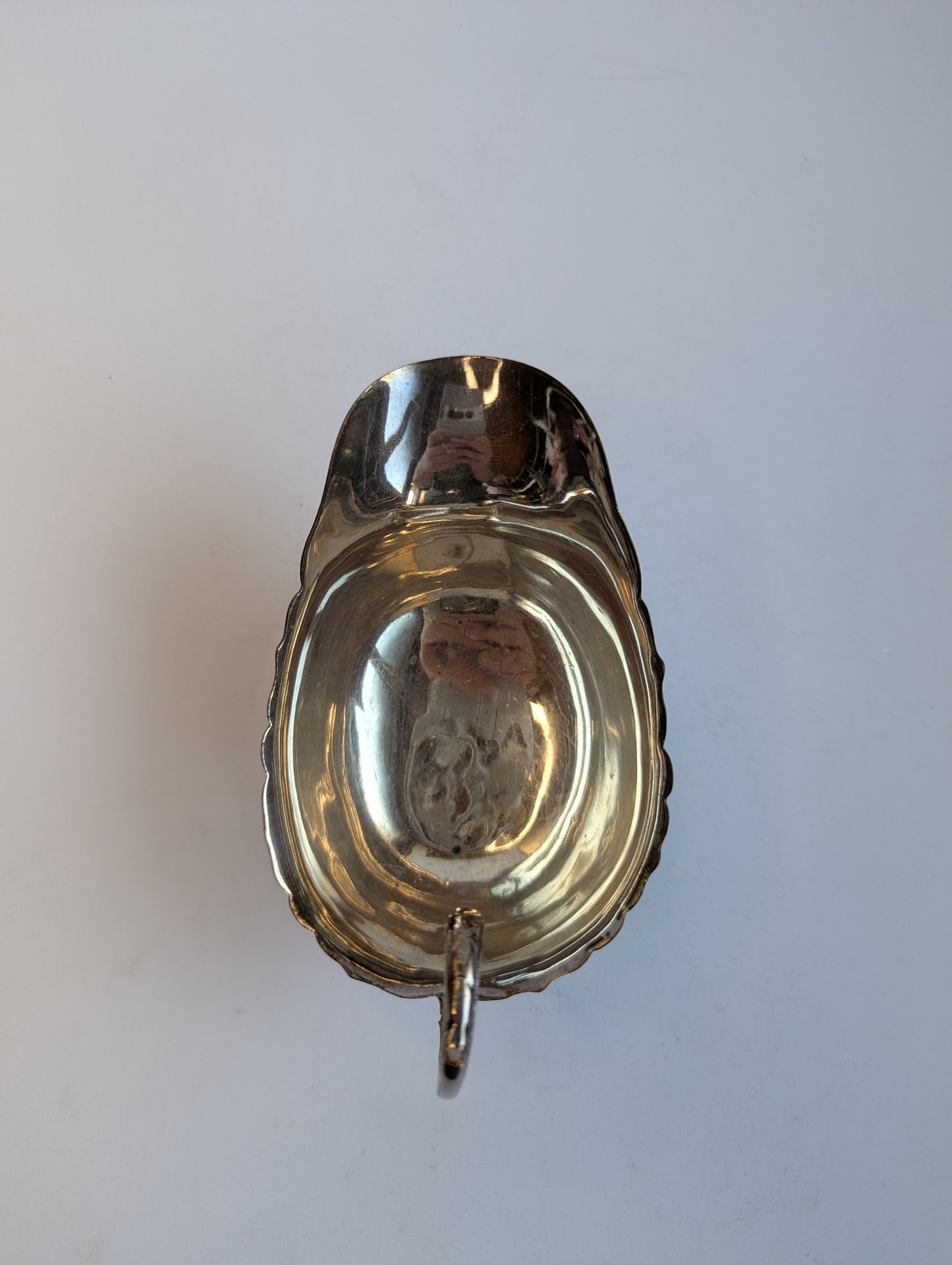 Vintage Silver-Plated Gravy Boat on Claw Feet – Elegant Footed Sauce Server with Handle