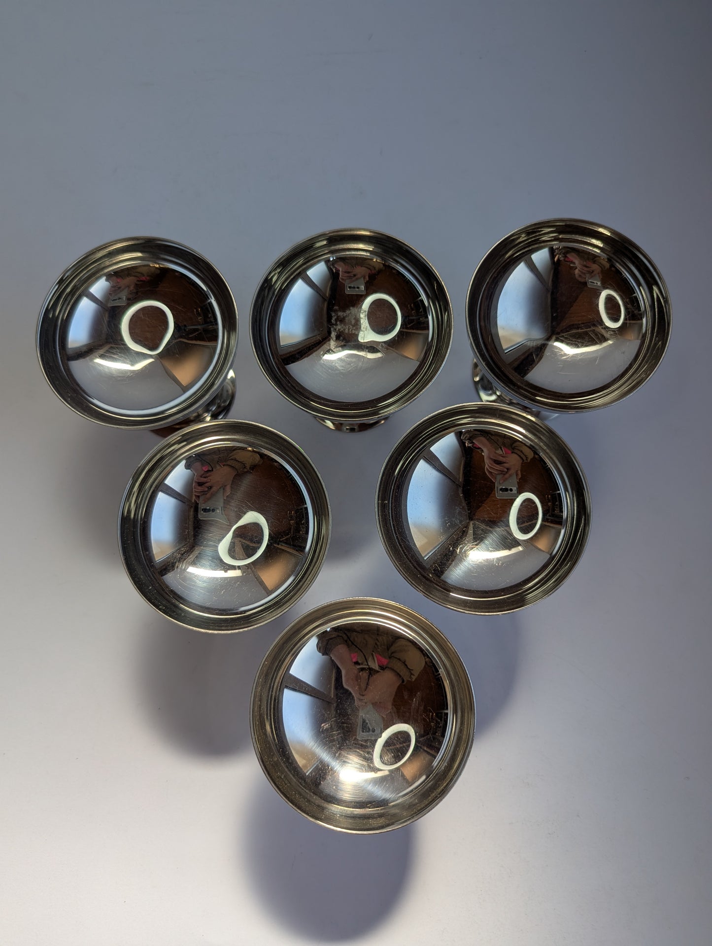 Set of Vintage French Silver-Plated Crémant Coupes – Elegant Dessert or Champagne Bowls