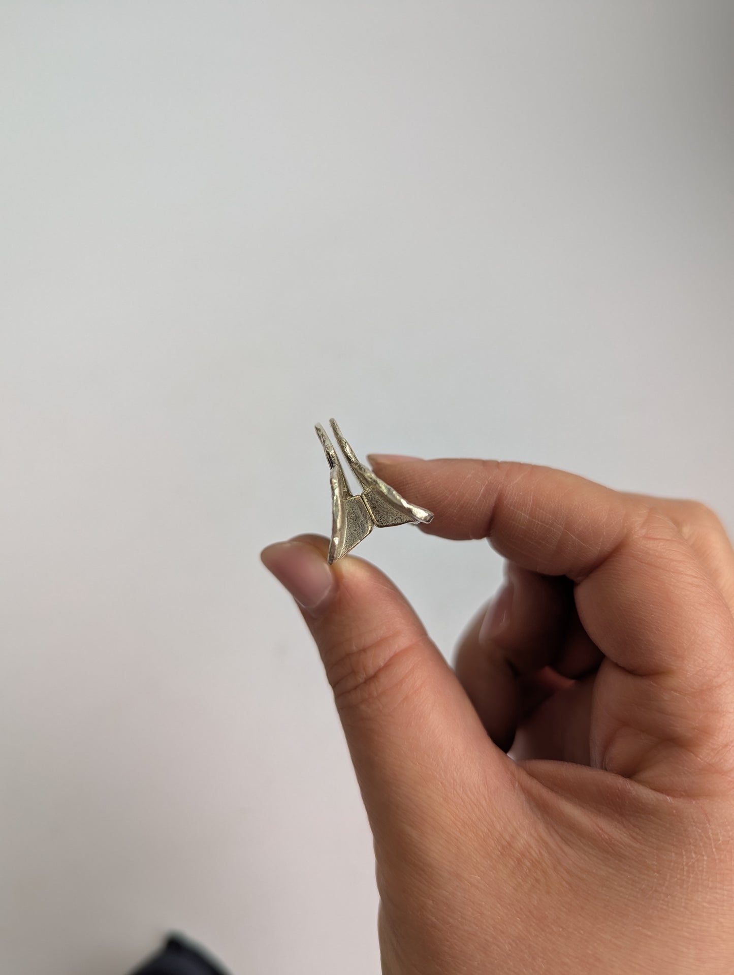 Elegant Silver Plate Leaf Place Card Holders – Set of 6 – Vintage Table Decor