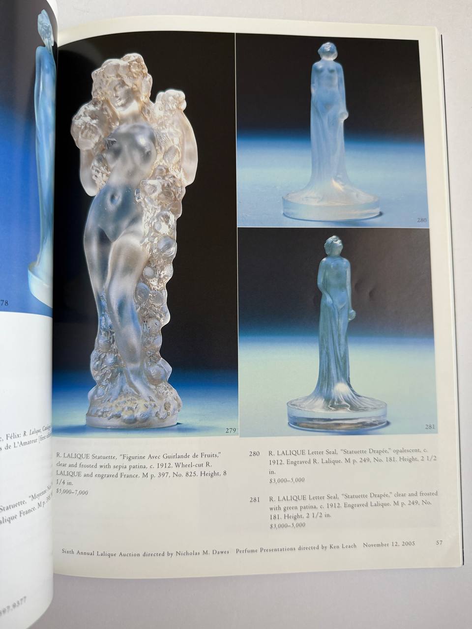 The Sixth Annual Lalique Auction – Perfume Presentations Catalog (2005, ~120 Pages)
