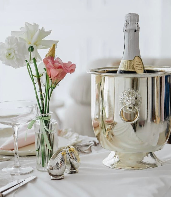 Vintage Champagne Buckets & Ice Buckets – Elegant Silver Barware Collection