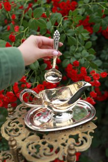 Silver-Plated Gravy Boats & Serving Pieces