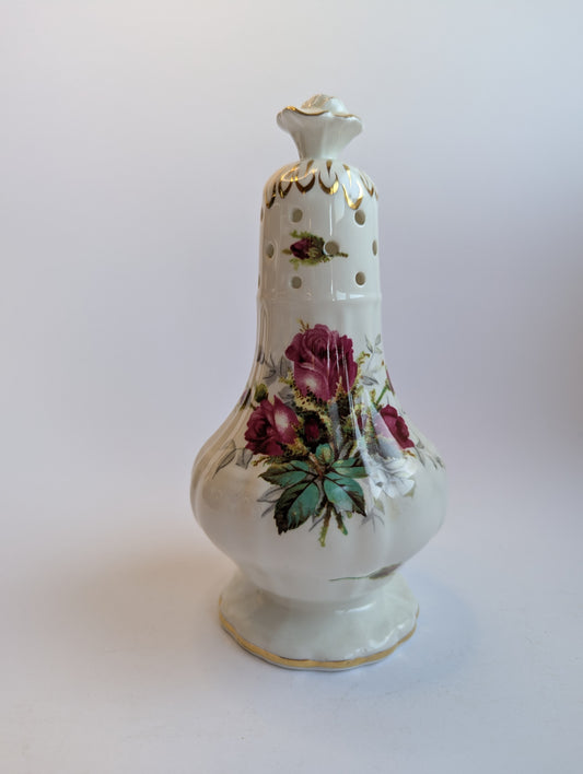 Vintage Hammersley Sugar Shaker – Grandmother's Rose Bone China, Made in England