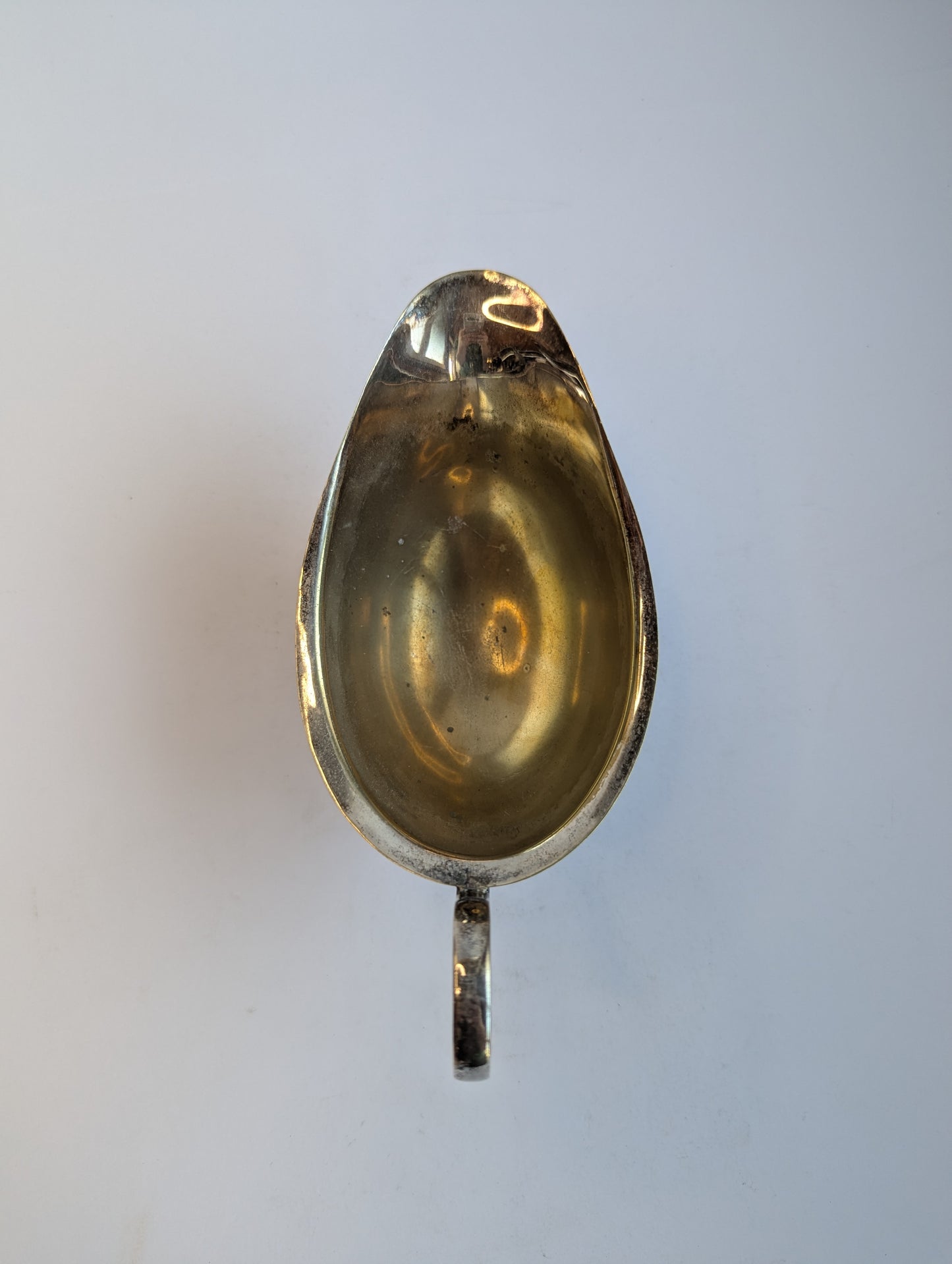 Vintage Silver-Plated Gravy Boat – Classic Footed Sauce Server with Handle